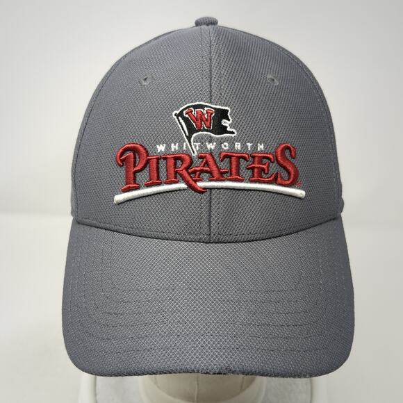 Whitworth Pirates Fitted Baseball Cap Gray XL Embroidered 6 Panel Under Armour - Picture 2 of 10